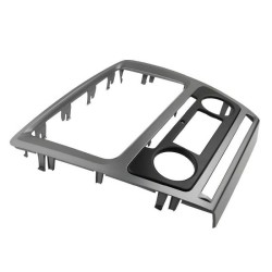 Πλαίσιο / Πρόσοψη 2DIN Για Skoda Octavia 1Z 09-13 Με Αυτόματο Κλιματισμό Μαύρο Ασημί 1 Τεμάχιο