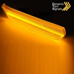 Πλαϊνά Φλας Φτερού Για Porsche 911 996 99-04 / Boxster 986 96-04 Led Dynamic Φιμέ 2 Τεμάχια
