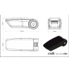 Κονσόλα Χειροφρένου Τεμπέλης Armster OE1 Για Citroen C4 2021+ Χωρίς Εργοστασιακό Τεμπέλη Μαύρο Χρώμα
