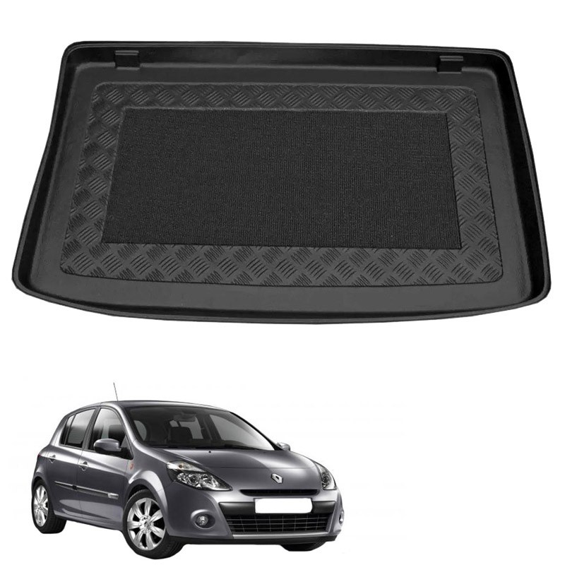 Πατάκι Πορτ-Παγκάζ 3D Σκαφάκι Για Renault Clio 05-12 Hatchback 3D/5D Μαύρο Aristar