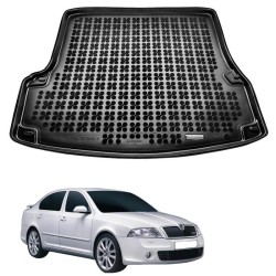 Πατάκι Πορτ-Παγκάζ 3D Σκαφάκι Για Skoda Octavia 1Z 04-13 Sedan & Combi Μαύρο Rezawplast