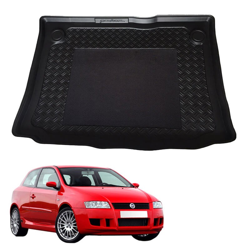 Πατάκι Πορτ-Παγκάζ 3D Σκαφάκι Για Fiat Stilo 01-07 3D Μαύρο 01-542 PEX