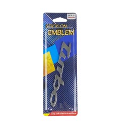 Αυτοκόλλητo Χρωμίου 3D ''Turbo'' 13.5cm x 2cm 1 Τεμάχιο