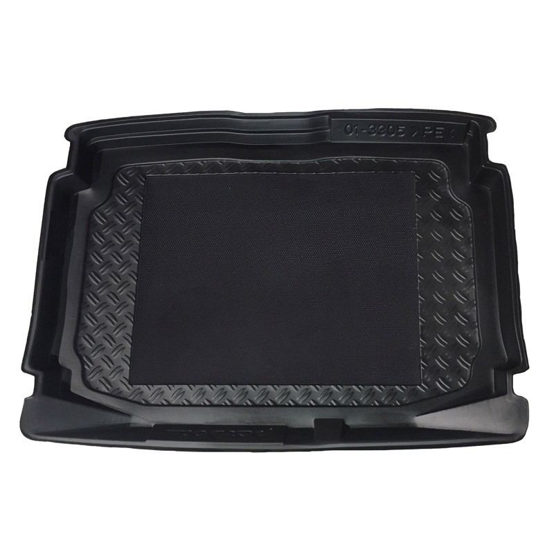 Πατάκι Πορτ-Παγκάζ 3D Σκαφάκι Για VW Polo 9N & 9N3 01-09 , Skoda Fabia 99-07 Hatchback , Seat Ibiza 6L 02-08 Plus 03-08 Μαύρο 01
