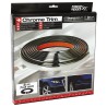 Διακοσμητικό Τριμ Χρωμίου "Racesport" 8 μέτρα χ 7mm χ 3mm Πάχος