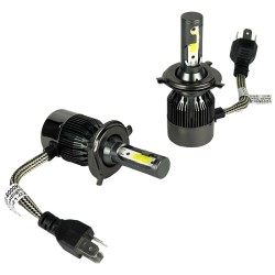 Λάμπες Led H4 C12 12/24Volt 36watt 5500lm 6000k 2 Τεμάχια