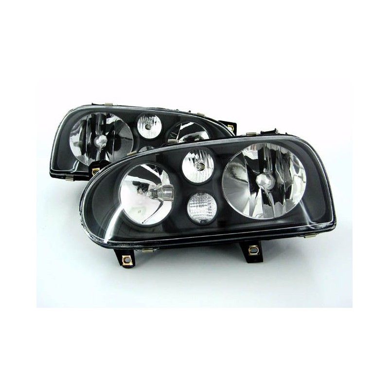 Φανάρια εμπρός για Vw Golf ΙΙΙ R32 Hella design , χωρίς λάμπες (Η7) - σετ 2τμχ.