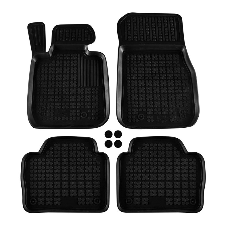 Πατάκια Σκαφάκια 3D Από Λάστιχο Για Bmw 3 F30 / F31 12-18 Rezaw Plast 4 Τεμάχια Μαύρα