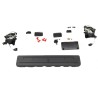 Μπροστινός Προφυλακτήρας Για Audi A3 8P 05-08 RS Look Με Μάσκα Μαύρη Γυαλιστερή