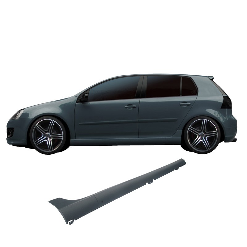 Πλαινά Μασπιέ Για VW Golf V (5) 03-08 GTI/R32 Look 2 Τεμάχια Από Abs Πλαστικό Με Πλαστικές Βάσεις