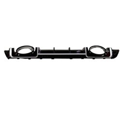 Diffuser Πίσω Προφυλακτήρα Για Audi TT 8S 14+ TTRS Look Με Μπούκες Από Abs Πλαστικό