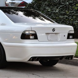 Diffuser Πίσω Προφυλακτήρα Για  Bmw 5 E39 95-03 M5 Με 2 Διπλές Τρύπες Εξάτμισης Αριστερά & Δεξιά Από Abs Πλαστικό 1 Τεμάχιο