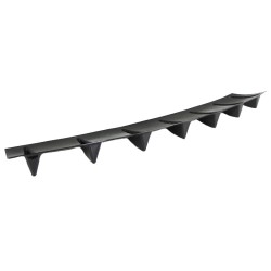 Diffuser Πίσω Προφυλακτήρα Universal Με 7 Πτερύγια Carbon Look Από Abs Πλαστικό 1 Τεμάχιο