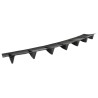 Diffuser Πίσω Προφυλακτήρα Universal Με 7 Πτερύγια Carbon Look Από Abs Πλαστικό 1 Τεμάχιο