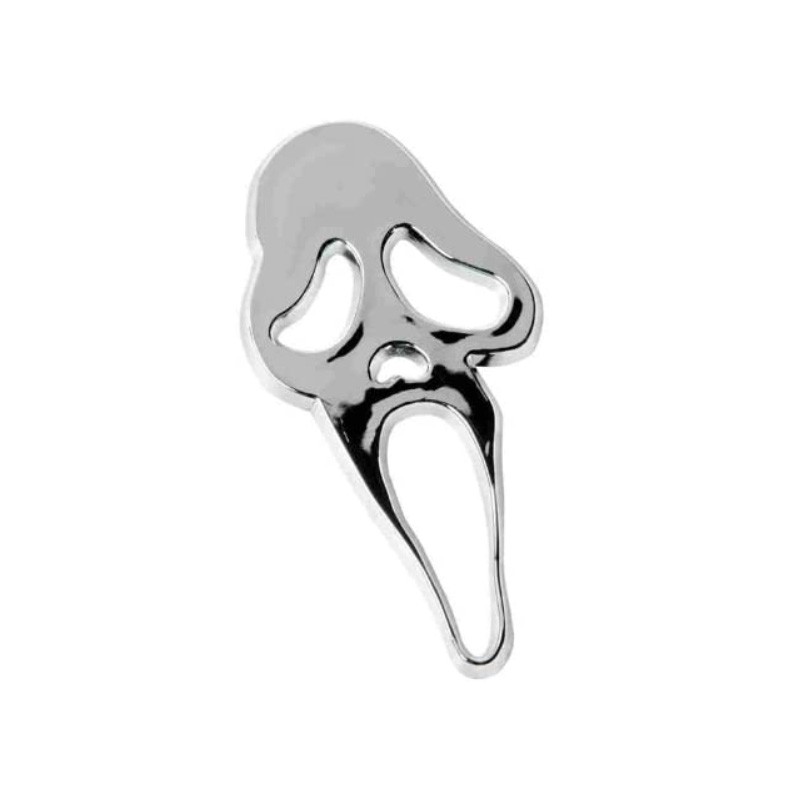 Αυτοκόλλητo Χρωμίου 3D "Scream" Χρωμίου 4cm x 8.5cm 1 Τεμάχιο