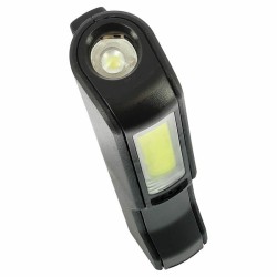 Φακός Μπαταρίας Μαύρος COB Led Mini Flashlight CAR+ 240Lm / 80Lm 3W LWLDISP