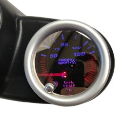 Όργανο Θερμοκρασίας Λαδιού Racesport "Phantom Look" Φιμέ 52mm Με 7 Χρώματα