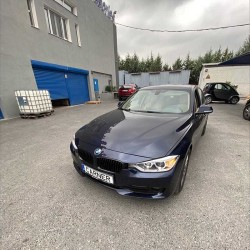 Μπροστινά Φανάρια Set Για Bmw 3 F30/F31 11-15 Led Angel Eyes Μαύρα H7/H7 Με Μοτέρ Depo