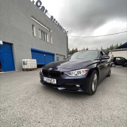 Μπροστινά Φανάρια Set Για Bmw 3 F30/F31 11-15 Led Angel Eyes Μαύρα H7/H7 Με Μοτέρ Depo