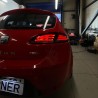 Πισινά Φανάρια Set Για Seat Leon 1P 05-09 Led Κόκκινο/Φιμέ Sonar