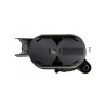 Ποτηροθήκη Αυτοκινήτου Διπλή Για Smart Fortwo W451 07-14 Μαύρο/Γκρι PL0296