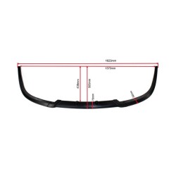 Μπροστινό Spoiler Universal Lip Spoiler CUΡ 2.0 Cupra Look Από Abs Πλαστικό 3 Τεμάχια