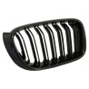 Καρδιές Μάσκας Για Bmw X3 F25 LCI 14-17 / X4 F26 14-17 M4 Look Με Διπλή Γρίλια Μαύρο Γυαλιστερό Με 7 Γρίλιες 2 Τεμάχια