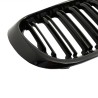 Καρδιές Μάσκας Για Bmw X3 F25 LCI 14-17 / X4 F26 14-17 M4 Look Με Διπλή Γρίλια Μαύρο Γυαλιστερό Με 7 Γρίλιες 2 Τεμάχια