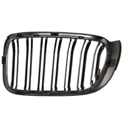 Καρδιές Μάσκας Για Bmw X3 F25 LCI 14-17 / X4 F26 14-17 M4 Look Με Διπλή Γρίλια Μαύρο Γυαλιστερό Με 7 Γρίλιες 2 Τεμάχια