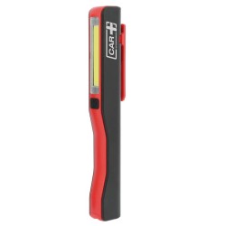 Φακός Μπαταρίας Κόκινος COB Led Mini Flashlight CAR+ 240Lm / 80Lm 3W LWLDISP