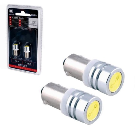Λάμπες Led BA9S T4W 12volt Λευκές Racesport LIT16BN 2 Τεμάχια