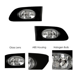 Προβολείς Ομίχλης Για Honda Jazz 03-04 ΗD-036 2 Τεμάχια
