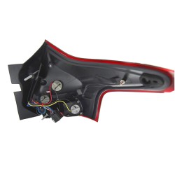 Πισινά Φανάρια Set Για Ford Focus 11-14 Hatchback Led Bar  Κόκκινο/Crystal JunYan
