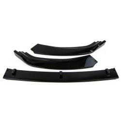 Μπροστινό Spoiler Για VW Golf VII (7) 12-20 Standard Έκδοση Glossy Black 3 Τεμάχια