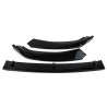 Μπροστινό Spoiler Για VW Golf VII (7) 12-20 Standard Έκδοση Glossy Black 3 Τεμάχια