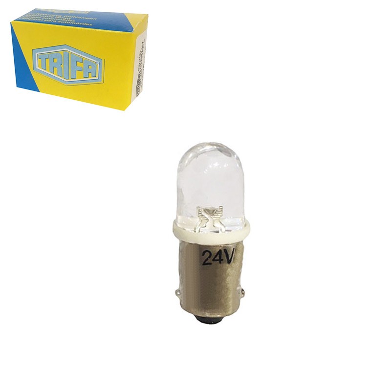Λάμπα Led BA9S T4W 24volt Λευκή Trifa 2808 1 Τεμάχιο