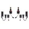 Λάμπες Led Για Angel Eyes Bmw 3 E90 / E92 / 5 E60 / X5 E70 / X6 E71 H8 120W Canbus Λευκές 2 Τεμάχια