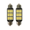 Λάμπες Led Σωληνωτές 41mm 9 Leds 12volt  Λευκό Φως M-Tech LB816W 2 Τεμάχια