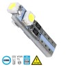 Λάμπα Led T5 3 Led 12volt 0.6watt Canbus Λευκή 1 Τεμάχιο
