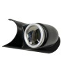 'Οργανο Πίεσης Λαδιού Racesport Mirror Look Φιμέ 52mm Με 7 Χρώματα