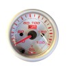 Όργανο Θερμοκρασίας Λαδιού Auto Gauge Λευκό 52mm Με 7 Χρώματα