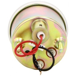 Βολτόμετρο Racesport Λευκό 52mm 12 Volt GAUG484