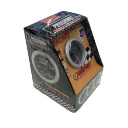 Στροφόμετρο R.P.M. Prosport Diamond Mirror Look Φιμέ 52mm 90 Μοίρες Με 7 Χρώματα