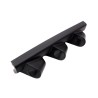 Βάση Για Όργανα Κολώνας Τριπλή (3 x 52mm) Μαύρη Prosport