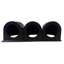 Βάση Για Όργανα Ταμπλό Τριπλή (3 x 52mm) Μαύρη Auto Gauge
