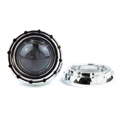 Καπάκια Για Προτζέκτορες 2.5" C-Slim Χρώμιο Retrofitlab 2 Τεμάχια