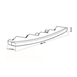 DRL Set Φώτα Ημέρας Universal VAG Look 12 Volt 10 Watt 700lm 295 x 21 x 51 mm 2 Τεμάχια