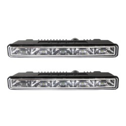 DRL Set Φώτα Ημέρας Universal DRL 501 HP Mini 12-24 Volt 10.64 Watt 187 x 23.5 x 46mm 2 Τεμάχια