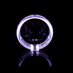 Καπάκια Για Προτζέκτορες 2.5" Mini AE Με Led Angel Eyes Χρώμιο Retrofitlab 2 Τεμάχια