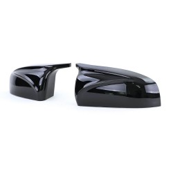 Καπάκια Καθρεφτών Για Bmw X5 E70 06-13 / X6 E71 08-13 M4 Look Γυαλιστερό Μαύρο 2 Τεμάχια